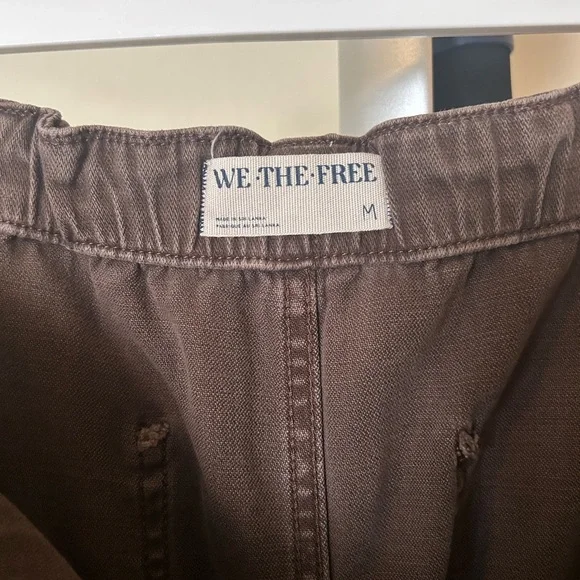 Free People We The Free Silverton Pull-on Barrel Jeans Brown / Chocolate M - Picture 10 of 13